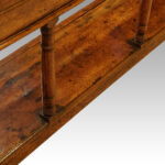 George III oak pot board dresser base - Image 7