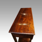 George III oak pot board dresser base - Image 10
