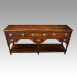 Georgian oak pot board dresser