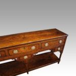 Georgian oak pot board dresser - Image 2