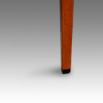 George III satinwood large demi lune card-table - Image 6