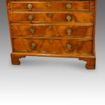 Antique walnut bureau - Image 3