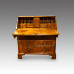 Antique walnut bureau - Image 2