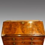 Antique walnut bureau - Image 6