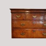 George III walnut chest on chest - Image 8