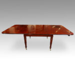 George IV mahogany extending dining table
