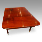 George IV mahogany extending dining table - Image 6