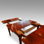 George IV mahogany extending dining table - Image 3