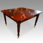 George IV mahogany extending dining table - Image 2