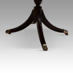 George V mahogany 3 pedestal dining table - Image 11