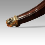 George V mahogany 3 pedestal dining table - Image 7