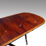 George V large mahogany dining table - Image 8