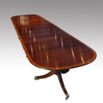 George V large mahogany dining table - Image 10