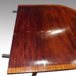 George V large mahogany dining table - Image 11