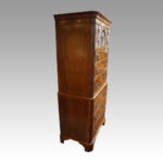 George V walnut chest on chest - Image 10