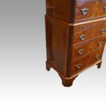 George V walnut chest on chest - Image 9