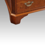 George V walnut chest on chest - Image 5
