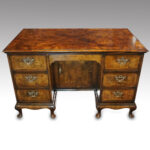 George V walnut dressing table