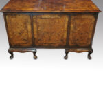 George V walnut dressing table - Image 4