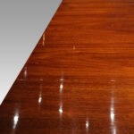 George V mahogany 3 pedestal dining table - Image 10