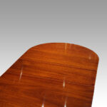 George V mahogany 3 pedestal dining table - Image 3