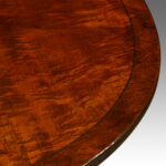 George V mahogany 3 pillar dining table - Image 10
