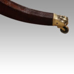 George V mahogany 3 pillar dining table - Image 12