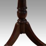 George V mahogany 3 pillar dining table - Image 11