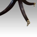 George V mahogany dining table - Image 5