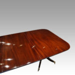 George V mahogany dining table - Image 4