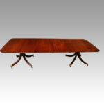 George V mahogany dining table