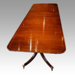George V mahogany dining table - Image 7