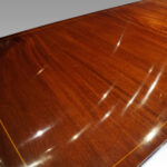 George V mahogany dining table - Image 11