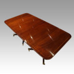 George V mahogany dining table - Image 12