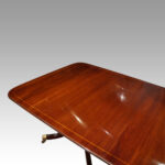 George V mahogany dining table - Image 2