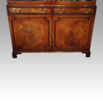 George VI mahogany library bookcase - Image 8