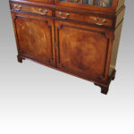 George VI mahogany library bookcase - Image 6