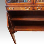 George VI mahogany library bookcase - Image 7