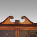 George VI mahogany library bookcase - Image 10