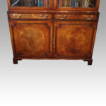 George VI mahogany library bookcase - Image 12