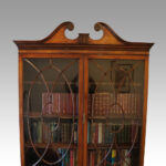 George VI mahogany library bookcase - Image 2