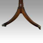 George V mahogany pillar dining table - Image 11