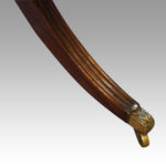 George V mahogany pillar dining table - Image 7