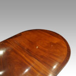 George V mahogany pillar dining table - Image 6