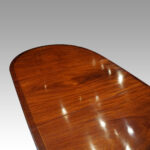 George V mahogany pillar dining table - Image 5