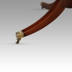 George V mahogany triple pillar dining table - Image 2