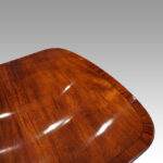 George V mahogany twin pillar dining table - Image 11