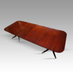 George V mahogany dining table