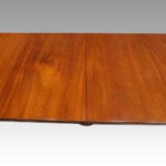 George V mahogany twin pillar dining table - Image 8