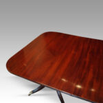 George V mahogany dining table - Image 5